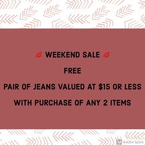 WEEKEND SALE